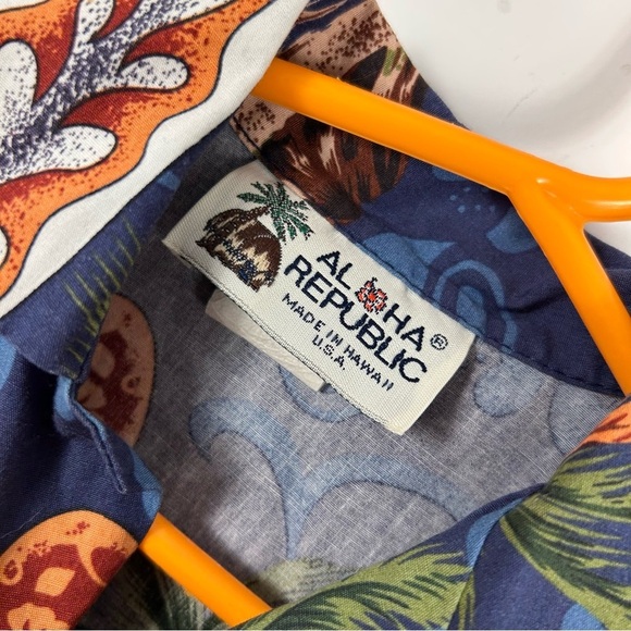 ❤️ Aloha republic Boy Shirt Hawaiian 1T - Picture 3 of 7